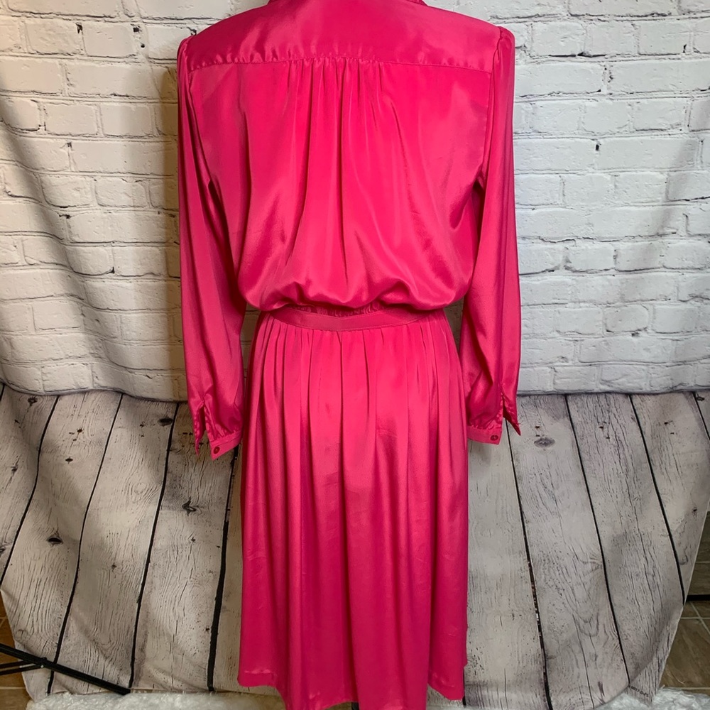 Andrea Gayle || vintage hot pink dress - Picture 4 of 5